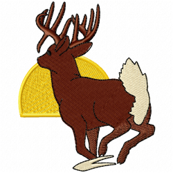 Gazelle Embroidery Design 4